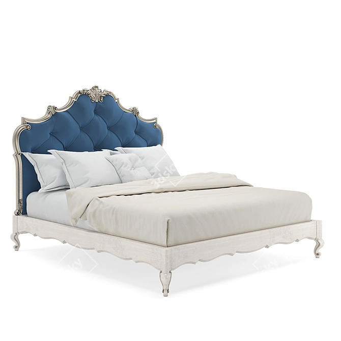 Handcrafted Lorenzo Bed by Romano Home 3D model image 2