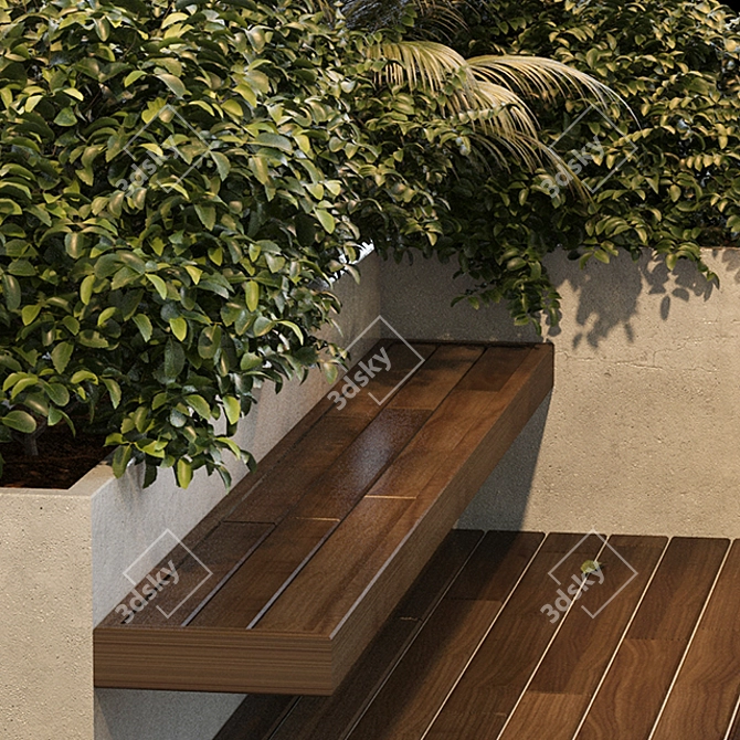 Ultimate Outdoor Oasis: Backyard & Pool Furniture 3D model image 3