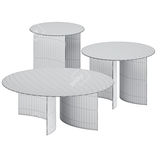 Pierre Coffee Tables: Elegant, Functional 3D model image 3