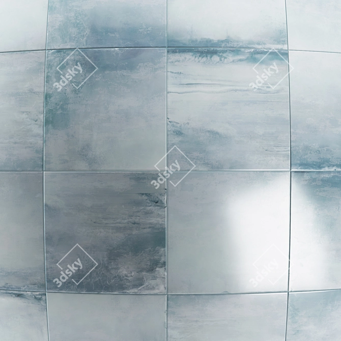  Ocean Turquoise Tile - 12 Textures, PBR, 4K 3D model image 2