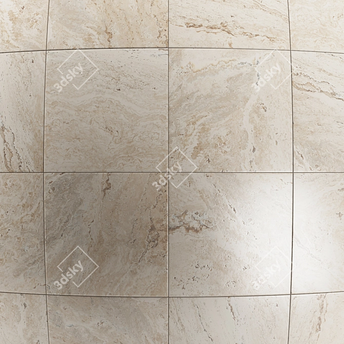 Antico Stone Tile: 12 Textures, PBR, 4k 3D model image 2