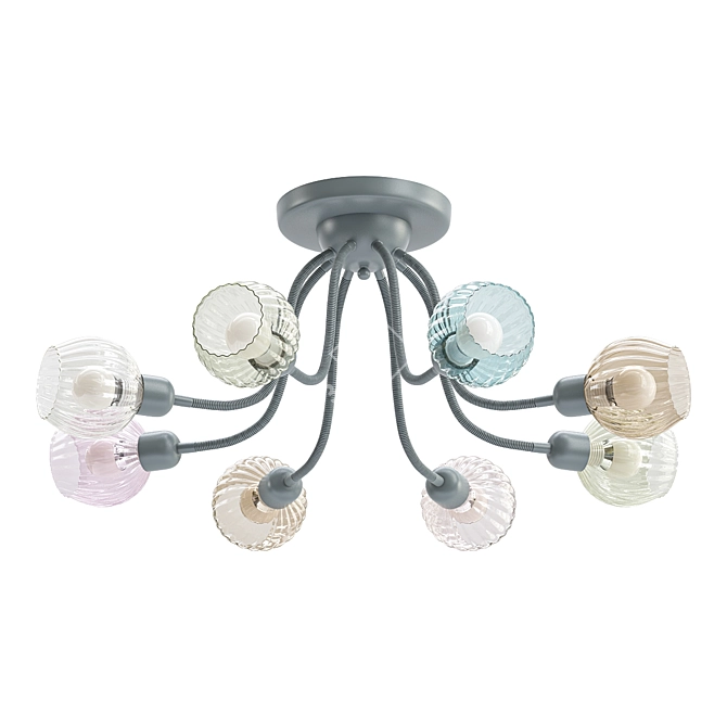 Elegant Citilux Popurri Chandelier 3D model image 1