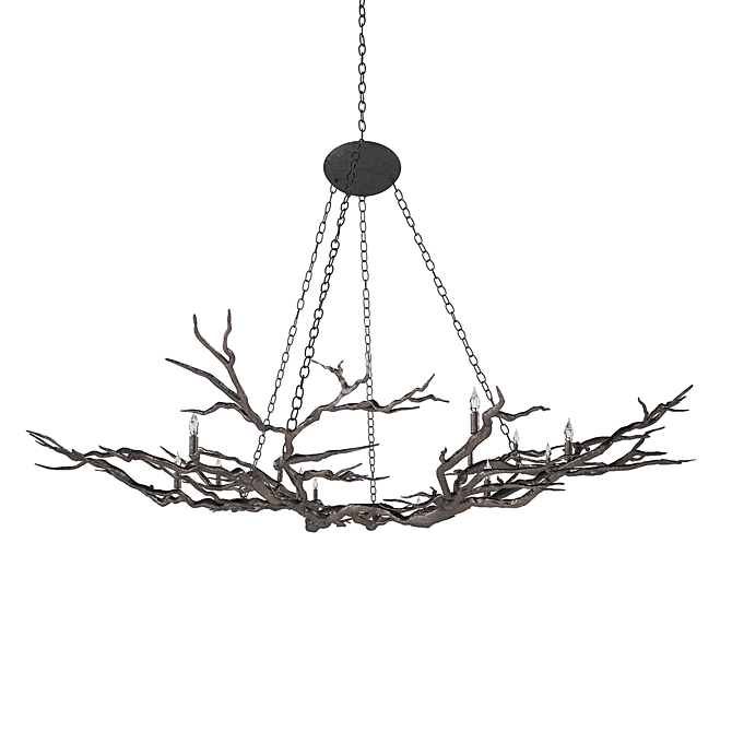 Kenora Glam Chandelier 3D model image 2