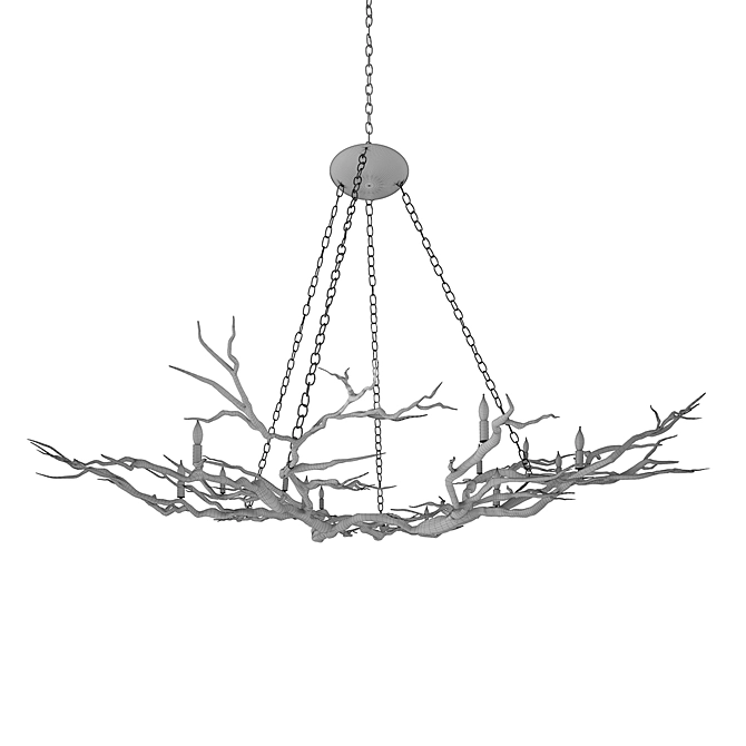 Kenora Glam Chandelier 3D model image 3