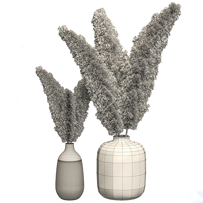 Exquisite Pampass Bouquet 3D model image 5