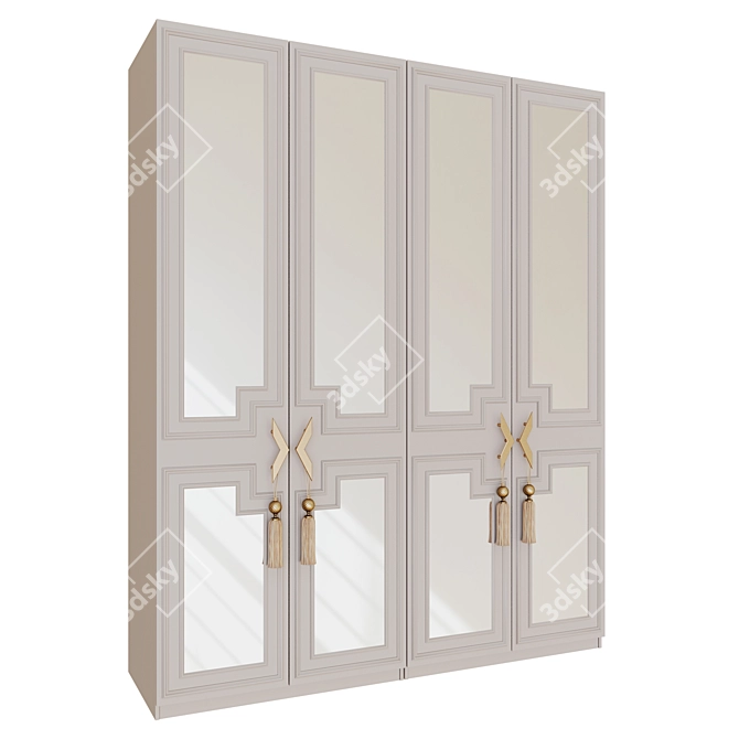 Customizable Cupboard Set 3D model image 2