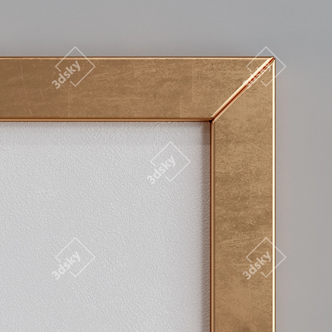 Modern Abstract 3-Piece Picture Frame Set 3D model image 5