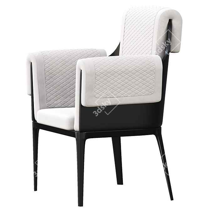 Sherwood Stylish Chair 3D model image 3