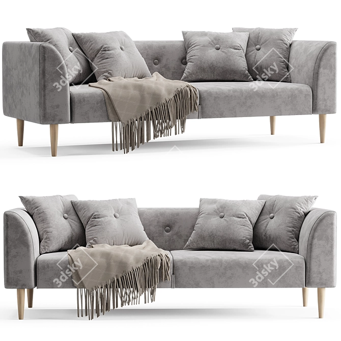 Modern Meridiani Sofa 2015 3D model image 1