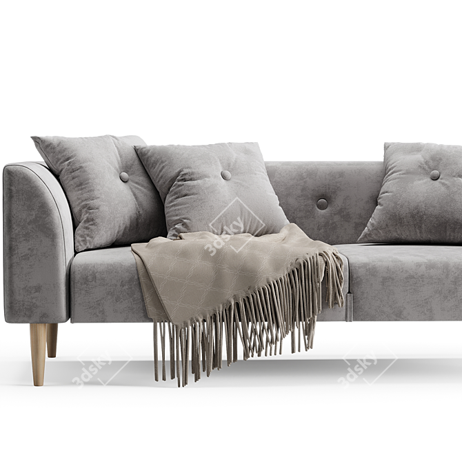 Modern Meridiani Sofa 2015 3D model image 2