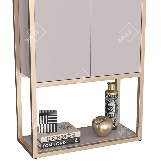 Garda Decor Space Shelving Unit 3D model image 3