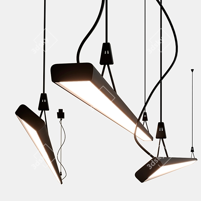 Avatar Pop: Modern Pendant Light by Ole! Lighting 3D model image 1