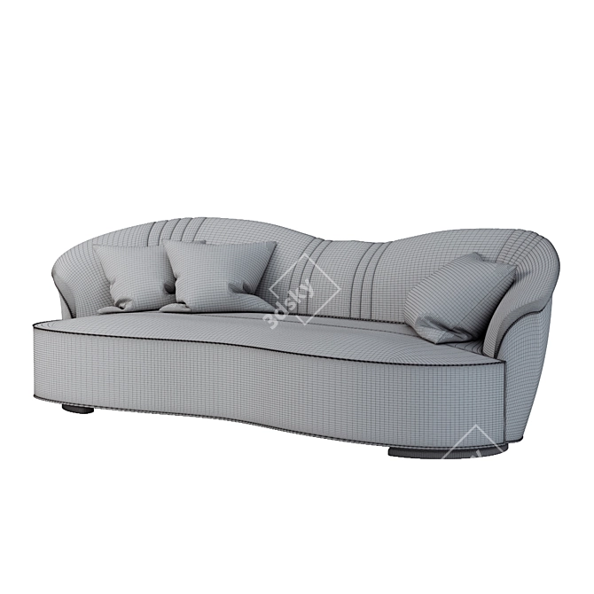 Pearl Elegance Sofa 3D model image 7