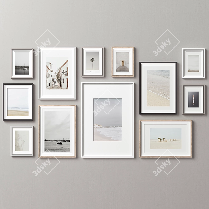 Versatile Picture Frames Set 3D model image 3