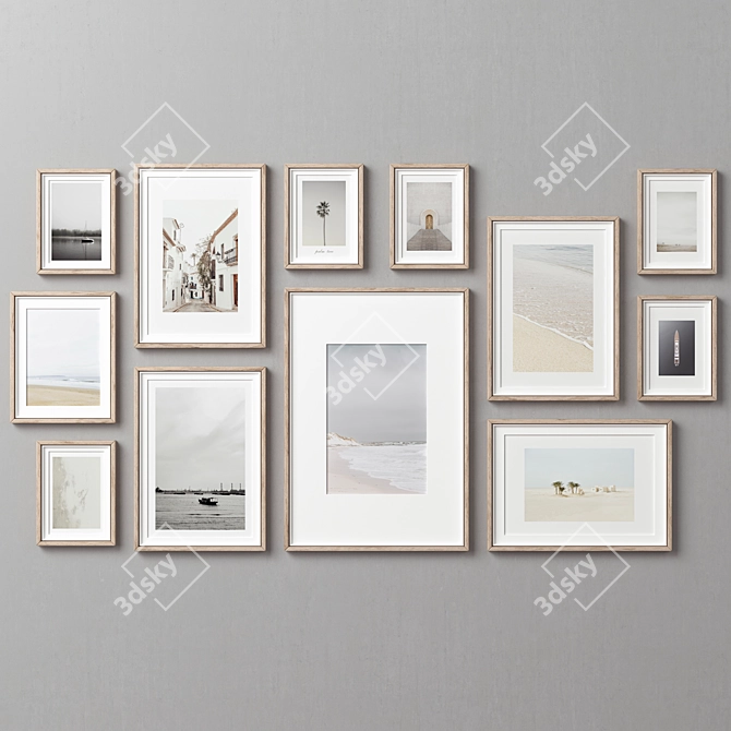 Versatile Picture Frames Set 3D model image 4