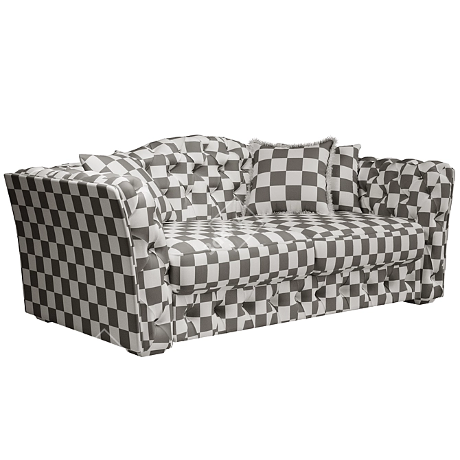 Modern Minimalist Sofa 3D model image 6