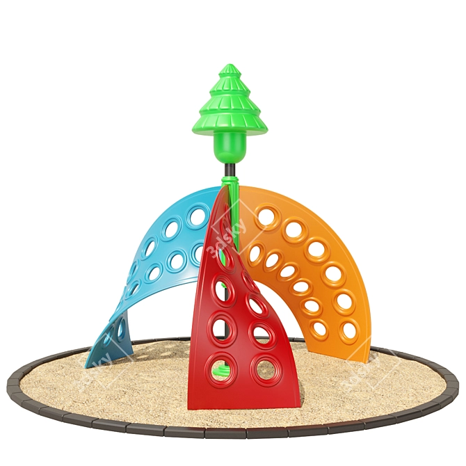 HighPoly 3D Playground Climber 3D model image 1