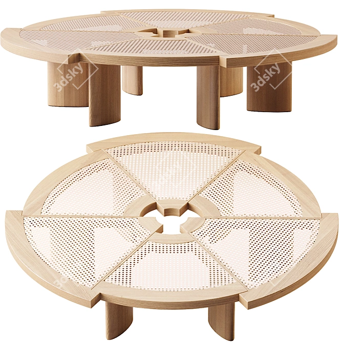 Modern 529 Rio Coffee Table 3D model image 1