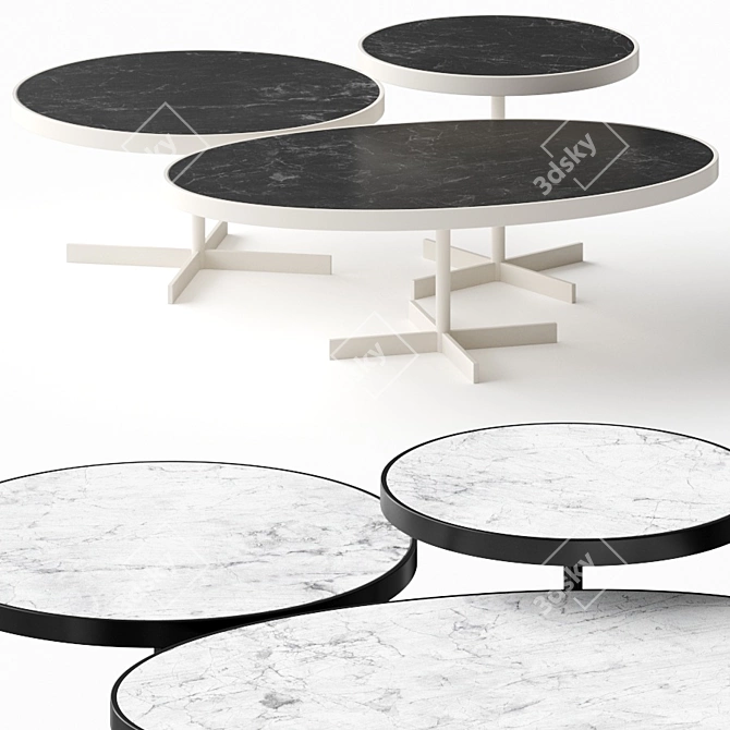 Cerasarda Coffee Tables: Sleek and Stylish 3D model image 1