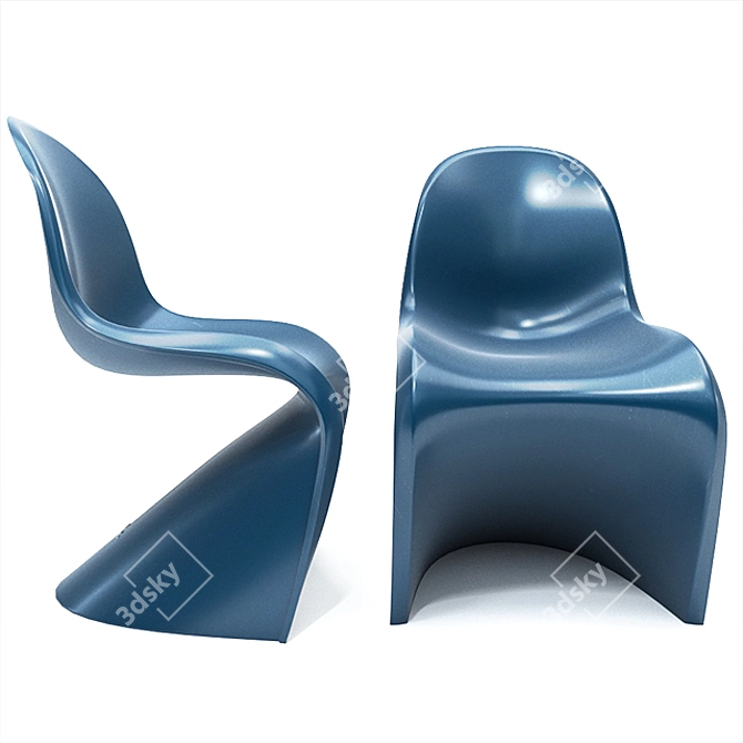 Panton Chair: Modern & Versatile 3D model image 2