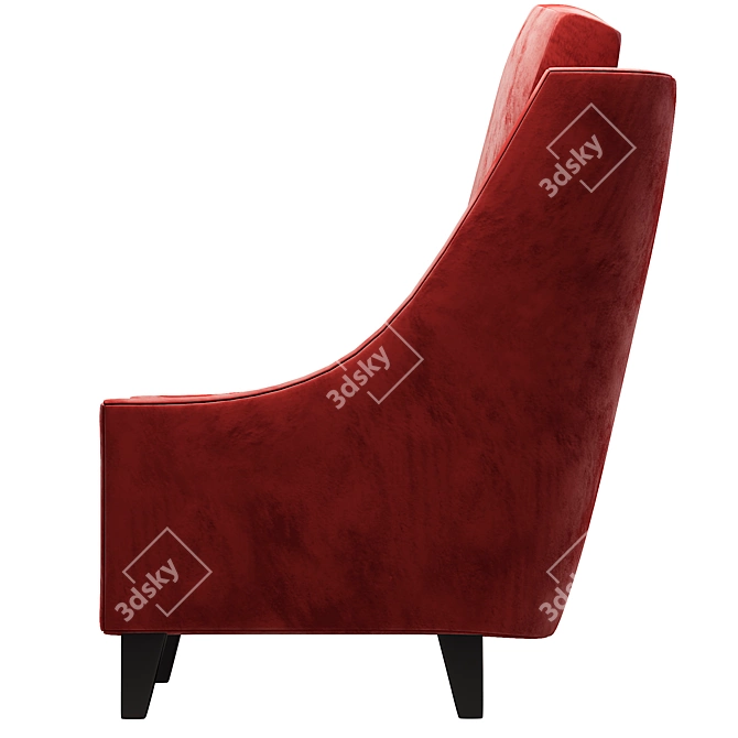 Modern Armchair: 3Ds Max 2014, Corona 2, Lowpoly 3D model image 4