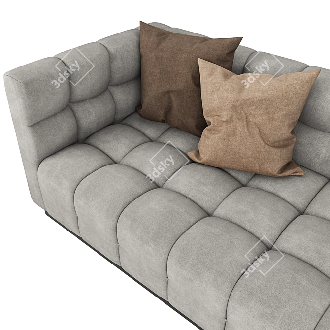 Velvet Delano Sofa: Luxurious Comfort 3D model image 9