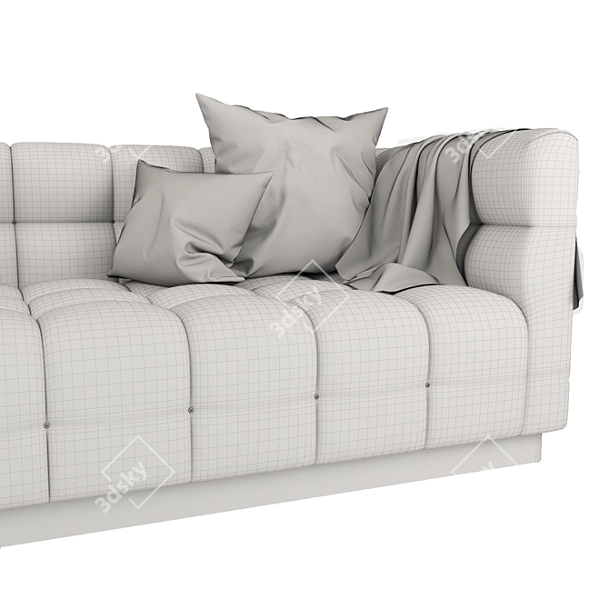 Velvet Delano Sofa: Luxurious Comfort 3D model image 11
