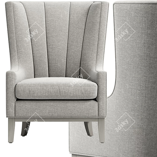 Sleek Lear Chair - Modern Design & PBR Materials 3D model image 5