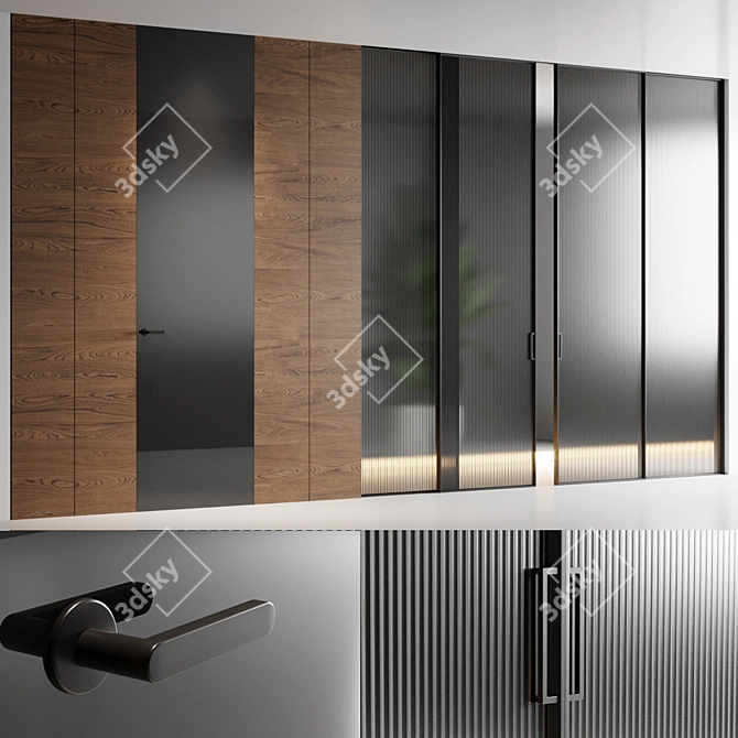 Garofoli Height 3000mm Doors 3D model image 1