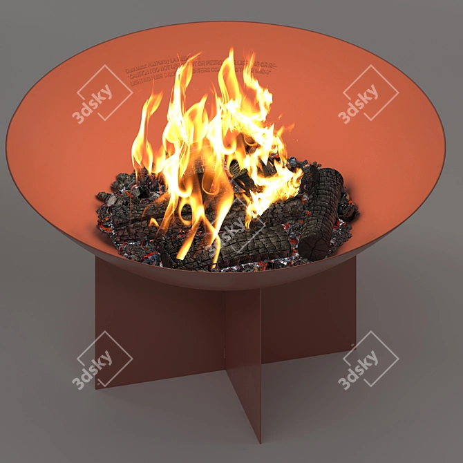 Outdoor Braziers Umlo and Obole 3D model image 4