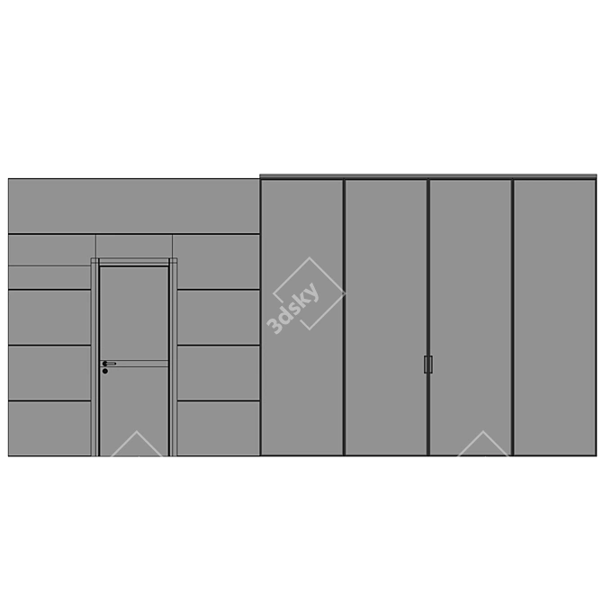 Garofoli Doors Set 2: Elegant, High-quality Design 3D model image 5