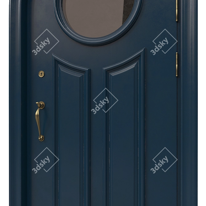 Classic 3D Max Door: 1100mm x 2500mm 3D model image 3