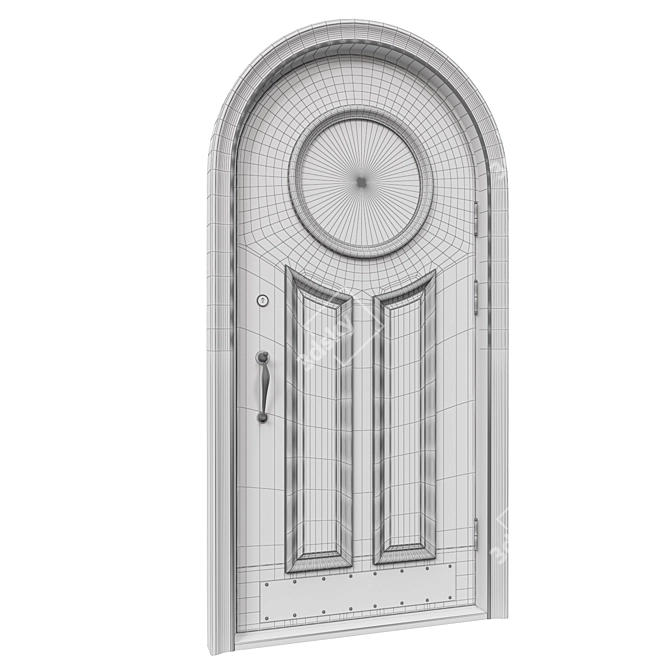 Classic 3D Max Door: 1100mm x 2500mm 3D model image 5