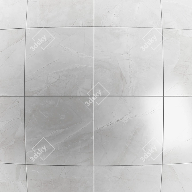 Lima Marble Tile Collection: High-Quality Textured 4x4 Tiles 3D model image 3