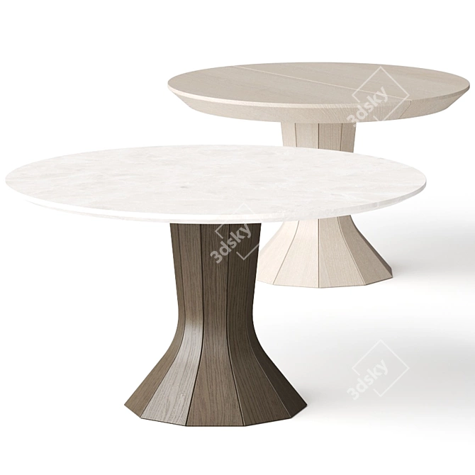 Elegant Opera Dining Tables 3D model image 1