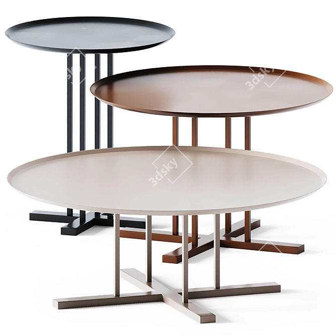 Sleek and Stylish Coffee Tables Sini 3D model image 1