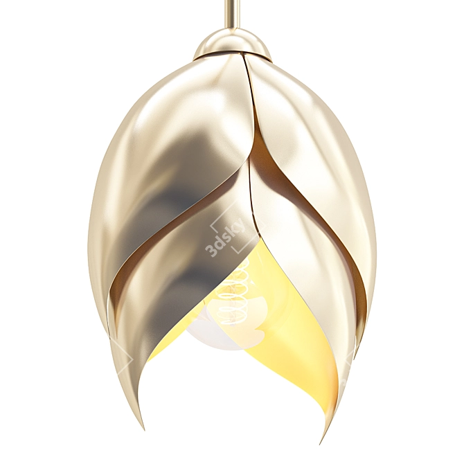 Elegant Edith Pendant 3D model image 1