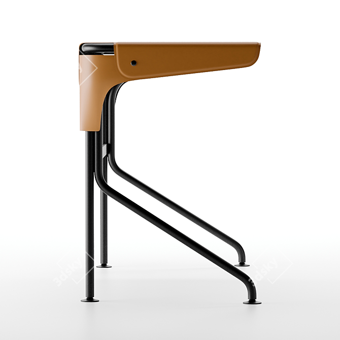 Zanotta Tucano Table: Elegant Design for Modern Spaces 3D model image 3