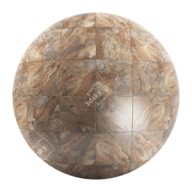 Rajasthan Stone Tile Collection 3D model image 1