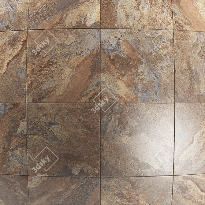 Rajasthan Stone Tile Collection 3D model image 2