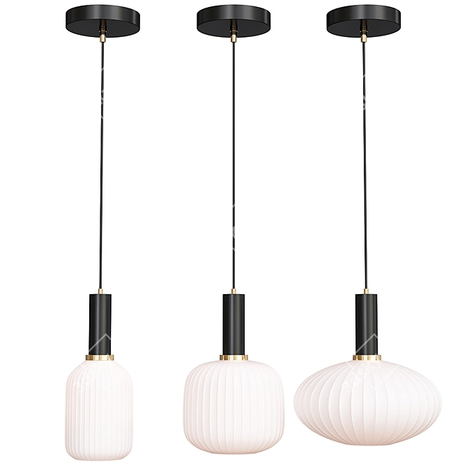 Irix W Pendant Light: Modern Design & Exceptional Quality 3D model image 2