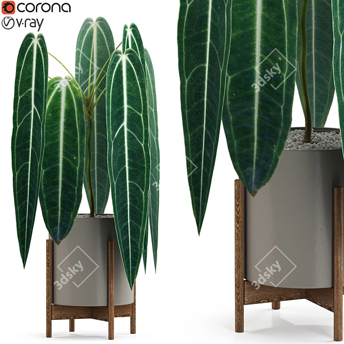 Flourishing Greenery Set: 530 Varieties 3D model image 1