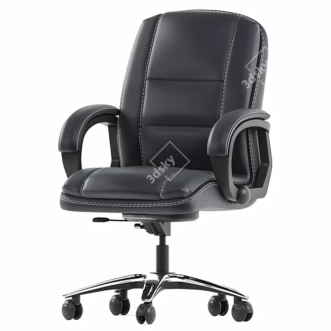 ErgoFlex Office Chair 3D model image 2