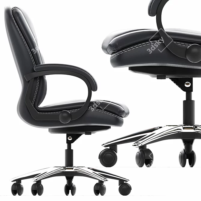 ErgoFlex Office Chair 3D model image 3