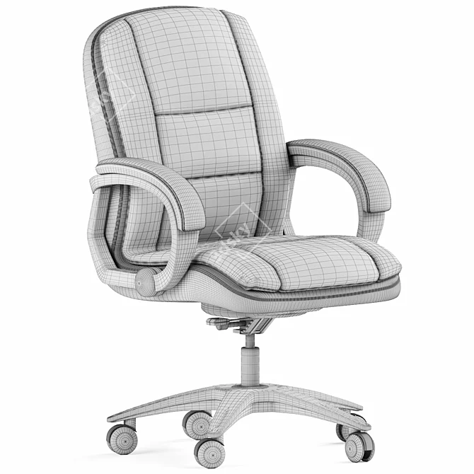 ErgoFlex Office Chair 3D model image 5