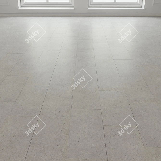 Title: Venetian Stone Porcelain Floor Tile 3D model image 3