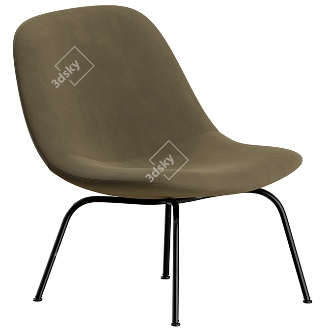 Elegant Eyes Lounge Chair: The Perfect Addition to Your Space 3D model image 1