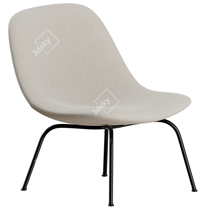 Elegant Eyes Lounge Chair: The Perfect Addition to Your Space 3D model image 2