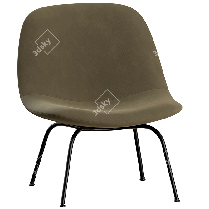 Elegant Eyes Lounge Chair: The Perfect Addition to Your Space 3D model image 6