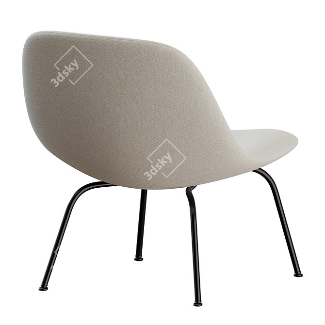 Elegant Eyes Lounge Chair: The Perfect Addition to Your Space 3D model image 7